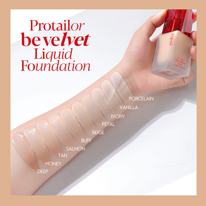 รองพื้น ESPOIR Pro Tailor Foundation Be Velvet SPF22 PA++