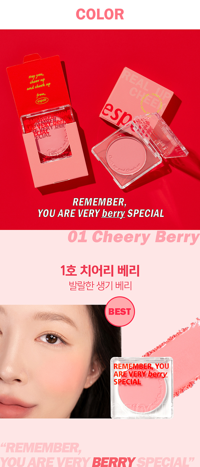 บลัชออน ESPOIR Real Cheek Up