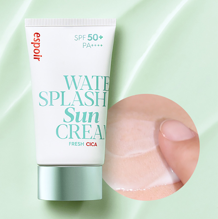 ครีมกันแดด ESPOIR Water Splash Sun Cream Fresh Cica