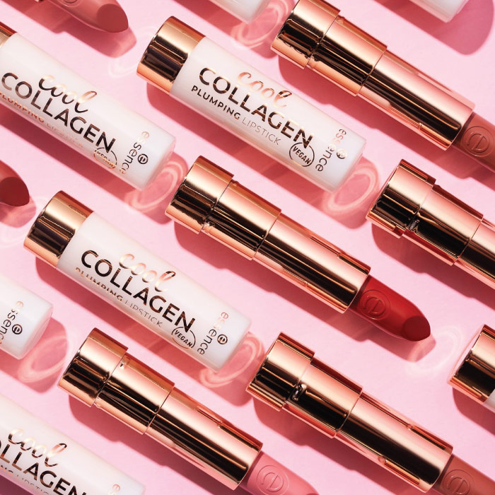 พลัมปิ้งลิปสติก essence Cool Collagen Plumping Lipstick