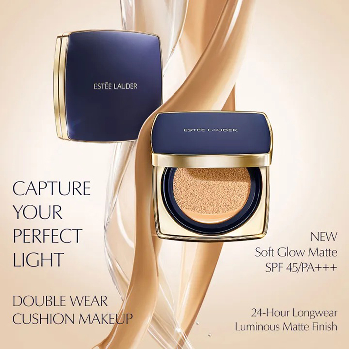 คุชชั่น Estee Lauder Double Wear Soft Glow Matte Cushion Makeup SPF 45PA+++