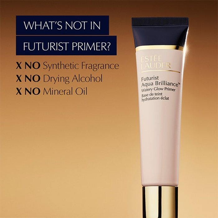 ไพรเมอร์ Estee Lauder Futurist Aqua Brilliance Watery Glow Primer