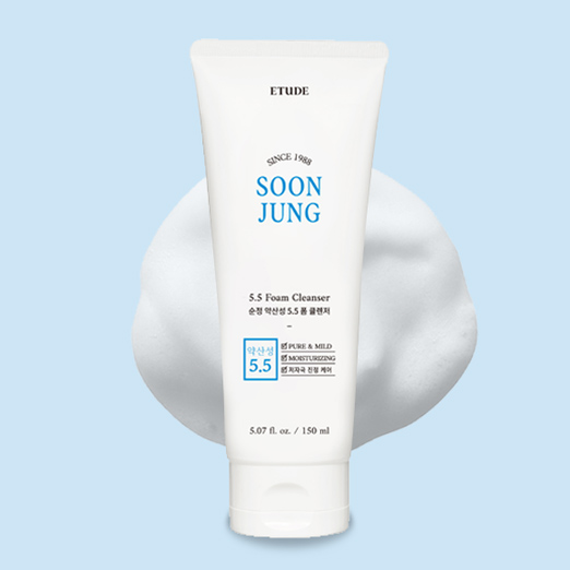 Etude Soon Jung Soon Jung 5.5 Foam Cleanser