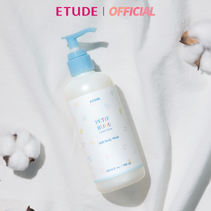 ครีมอาบน้ำ Etude House Petit Bijou Cotton Snow Body Wash