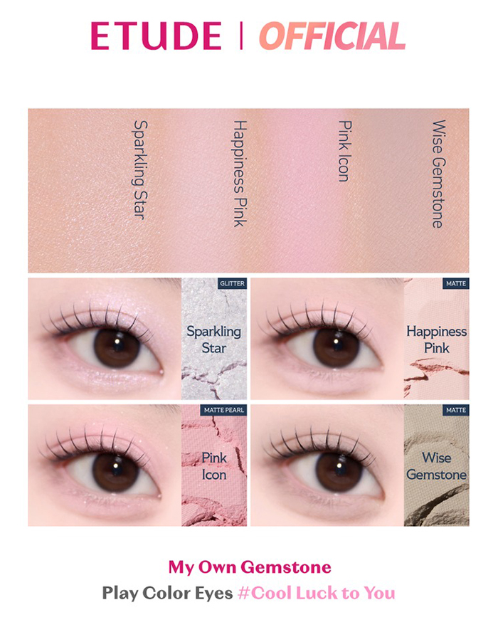 อายแชโดว์ Etude [My Own Gemstone] Play Color Eyes Mini