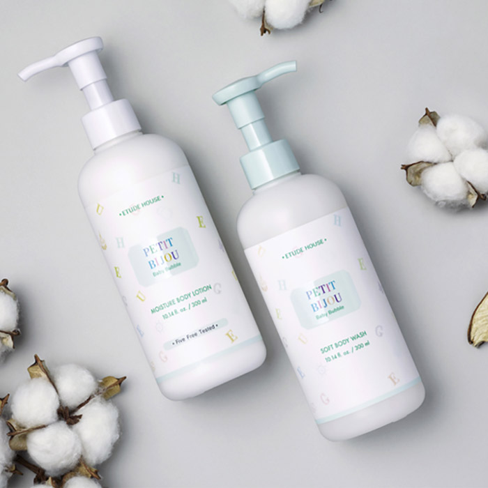 Etude House Petit Bijou Cotton Snow Moisture Body Lotion โลชั่นบำรุงผิว กลิ่นแป้งเด็ก ช่วยปลอบประโลมผิวแพ้ง่ายและเติมความชุ่มชื้น