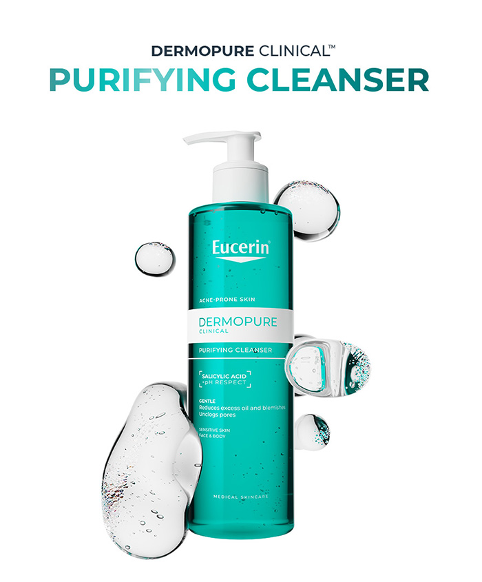 เจลล้างหน้า Eucerin Dermopure Clinical Purifying Cleanser
