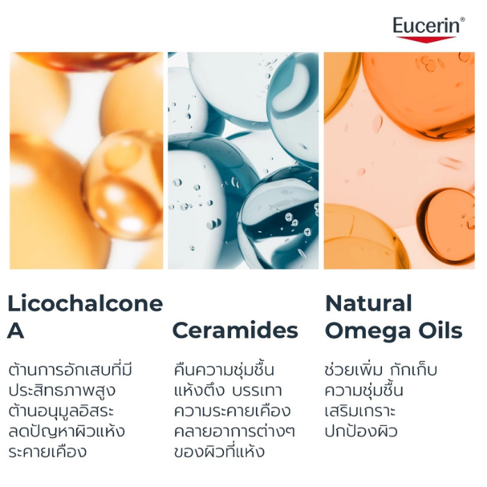 ออยล์อาบน้ำ Eucerin Omega Ato Calming Bath Shower Oil ออยล์อาบน้ำ Eucerin Omega Ato Calming Bath Shower Oil