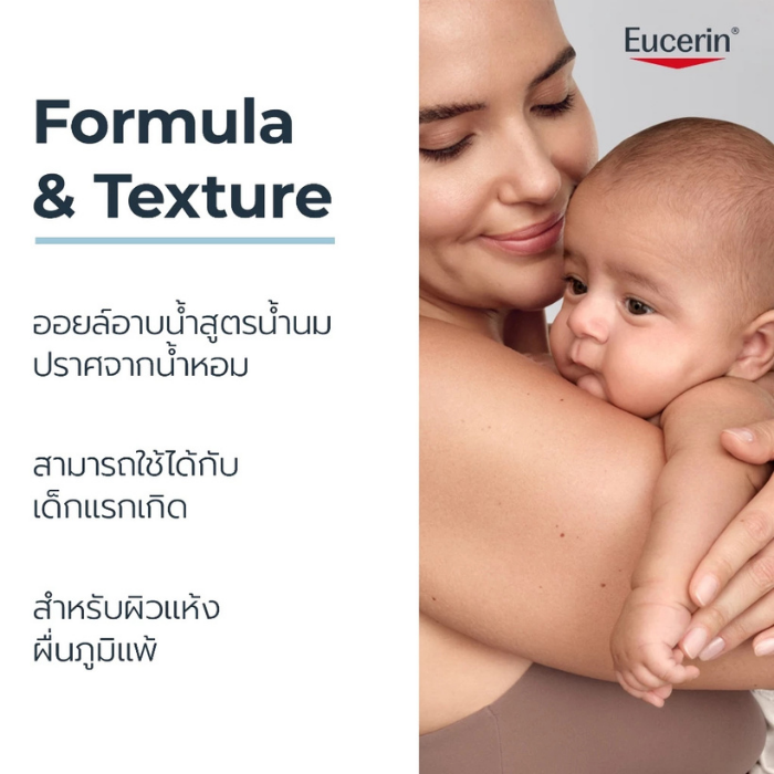 ออยล์อาบน้ำ Eucerin Omega Ato Calming Bath Shower Oil ออยล์อาบน้ำ Eucerin Omega Ato Calming Bath Shower Oil