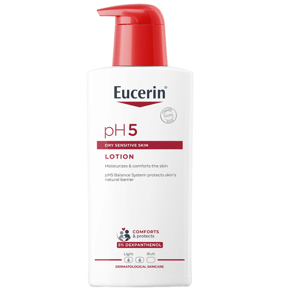 โลชั่นบำรุงผิวกาย Eucerin PH5 Dry Sensitive Skin Lotion