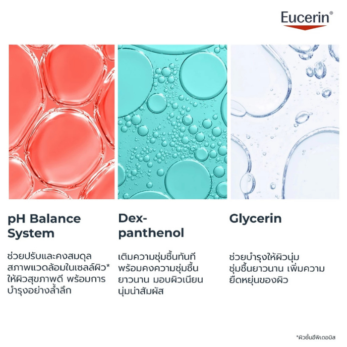โลชั่นบำรุงผิว สำหรับผิวแห้งมาก Eucerin pH5 Lotion for Dry Sensitive Skin โลชั่นบำรุงผิว สำหรับผิวแห้งมาก Eucerin pH5 Lotion for Dry Sensitive Skin