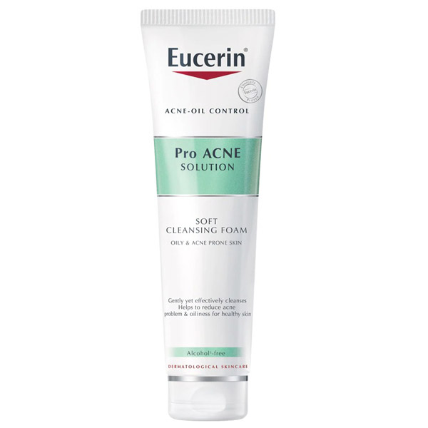 Eucerin Pro Acne Solution Soft Cleansing Foam โฟมล้างหน้า