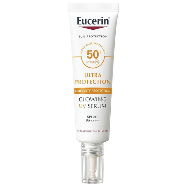 Eucerin Ultra Protection Glowing UV Serum SPF50+ PA++++ เซรั่มกันแดด