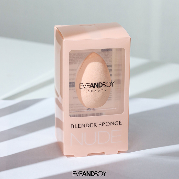 ฟองน้ำรูปไข่ Eveandboy Beauty Blender sponge nude