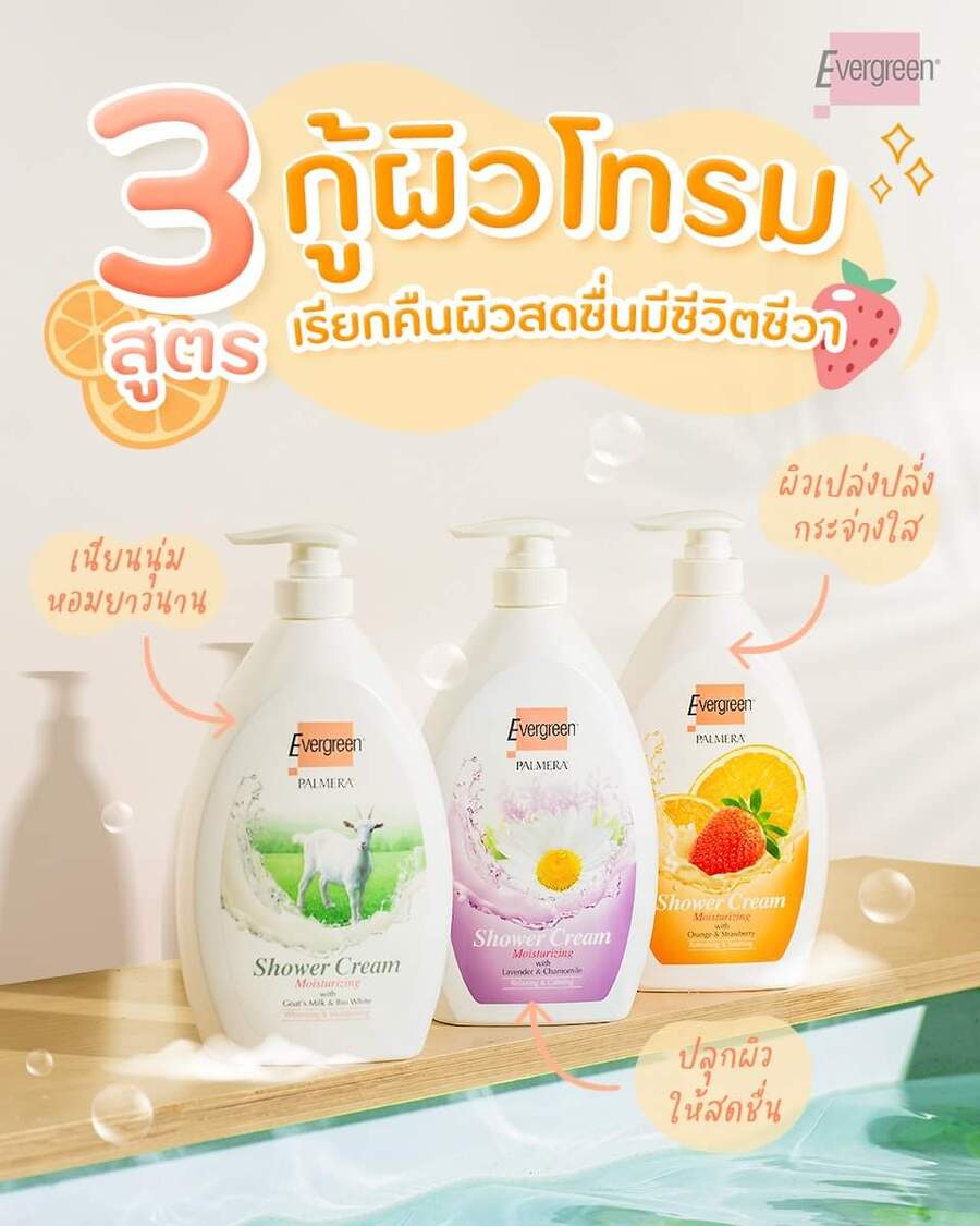 ครีมอาบน้ำ Evergreen