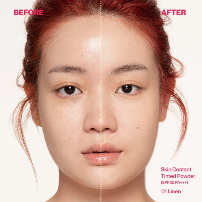 แป้งกันแดดผสมรองพื้น EVERPINK Skin Contact Tinted Powder SPF30 PA+++ แป้งกันแดดผสมรองพื้น EVERPINK Skin Contact Tinted Powder SPF30 PA+++