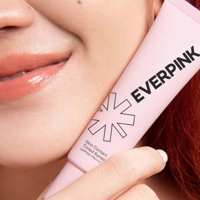 ทินท์ครีมกันแดด EVERPINK Skin Contact Tinted Sunscreen SPF50 PA+++ ทินท์ครีมกันแดด EVERPINK Skin Contact Tinted Sunscreen SPF50 PA+++