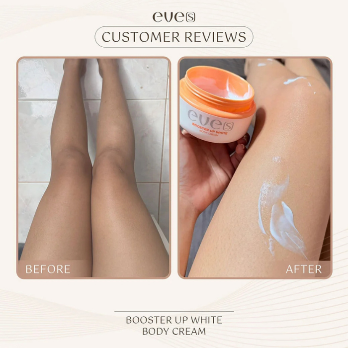 บูสเตอร์ส้ม EVE'S Booster Up White Body Cream บูสเตอร์ส้ม EVE'S Booster Up White Body Cream