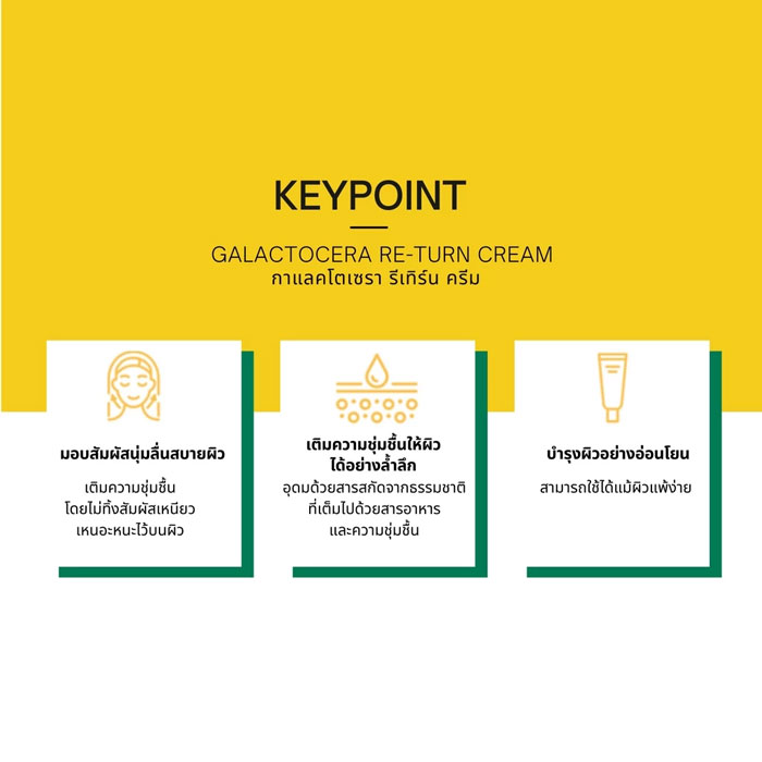 ครีมบำรุงผิวหน้า Graymelin Galactocera Re-Turn Cream