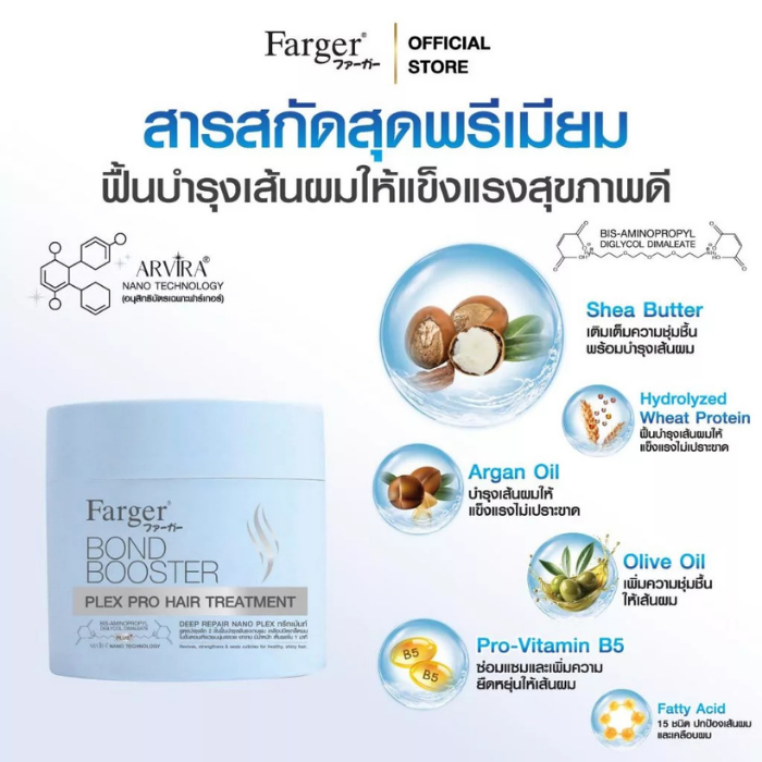 ทรีทเมนท์ Farger Bond Booster Plex Pro Hair Treatment ทรีทเมนท์ Farger Bond Booster Plex Pro Hair Treatment