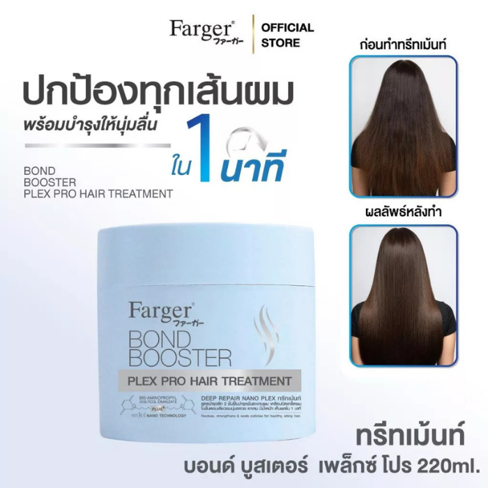 ทรีทเมนท์ Farger Bond Booster Plex Pro Hair Treatment ทรีทเมนท์ Farger Bond Booster Plex Pro Hair Treatment