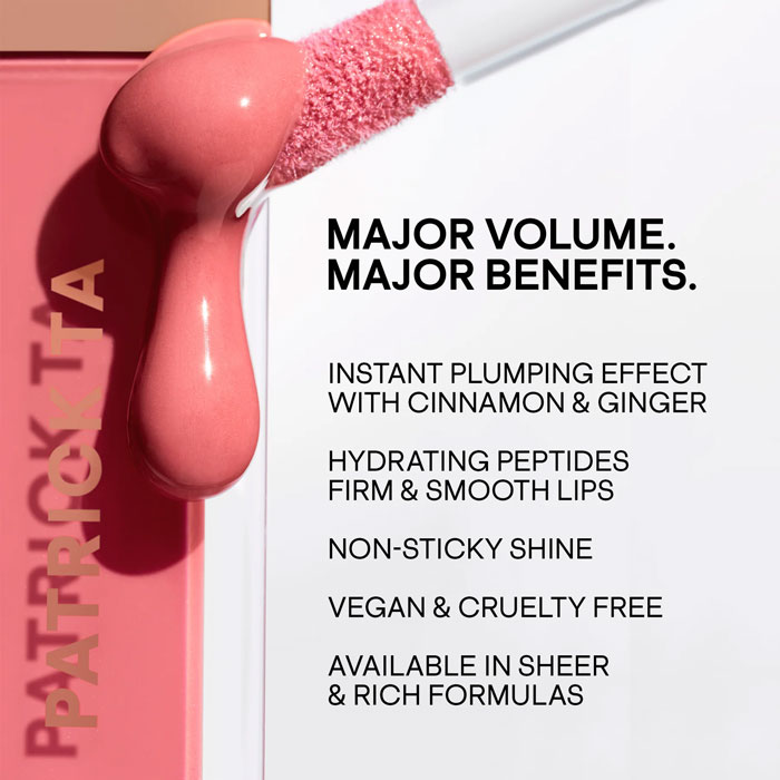 ลิปกลอส Patrick Ta Major Volume Plumping Gloss