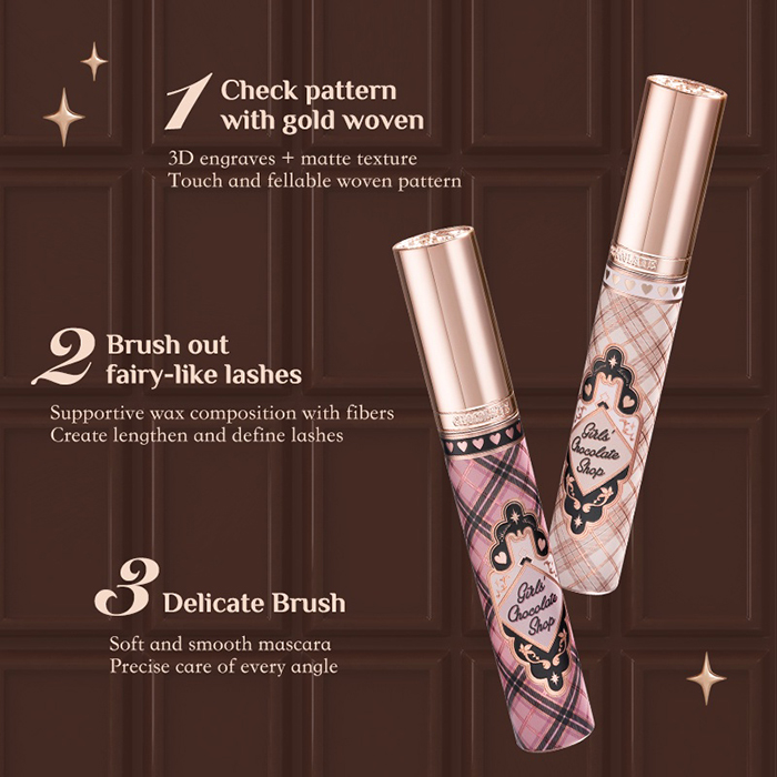 มาสคาร่า Flower Knows Chocolate Wonder-Shop Mascara