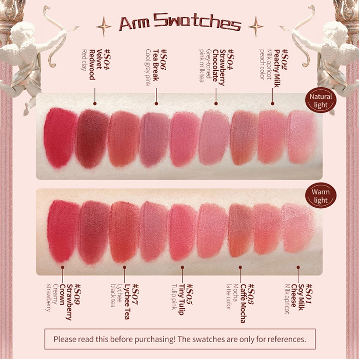 ลิปจิ้มจุ่ม ลิปเนื้อแมท Flower Knows Strawberry Rococo Cloud Lip Cream