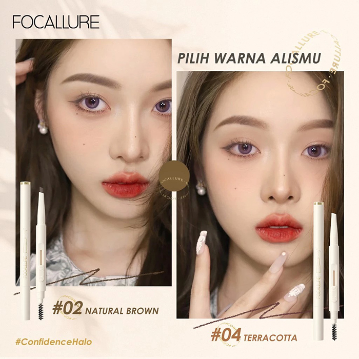 ดินสอเขียนคิ้ว FOCALLURE Sliding Eyebrows Pencil