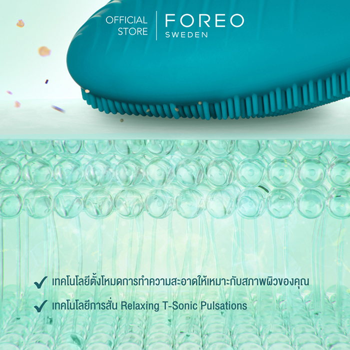 เครื่องล้างหน้าสำหรับผู้ชาย FOREO LUNA™ 4 Men For Skin And Beard 2 In 1 Smart Facial Cleansing & Firming Device