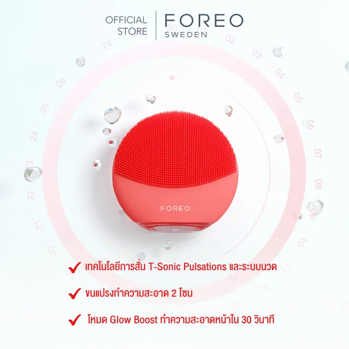 เครื่องล้างหน้า ขนาดมินิ FOREO Luna™ 4 Mini Dual Sided Facial Cleansing Massager