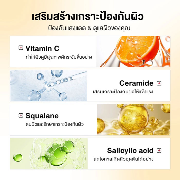 ครีมกันแดด Fuluko VC Sunscreen SPF50+ PA++++
