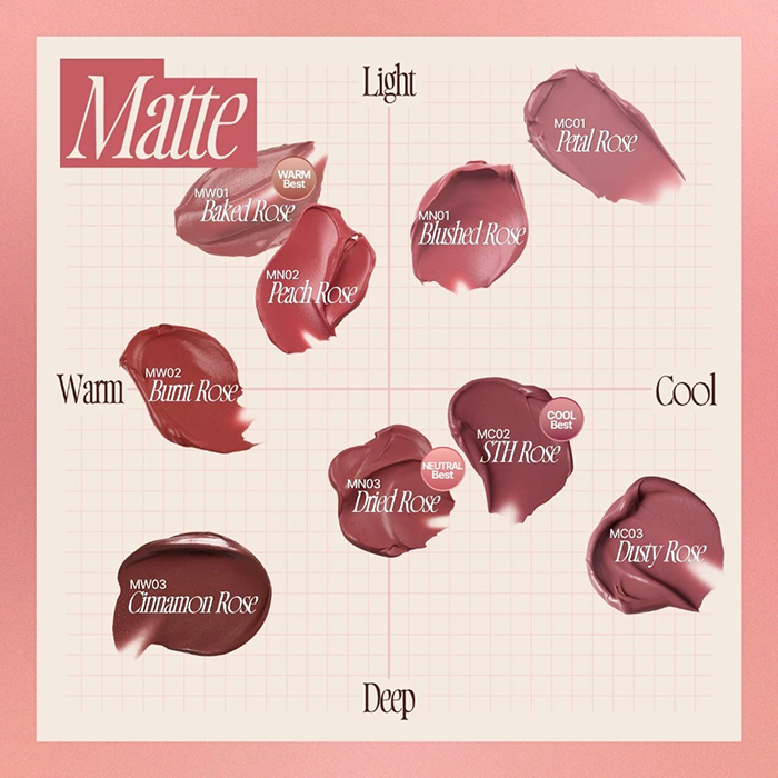 ลิปสติก fwee Rose Obsession Stay-fit Lip Tint ลิปสติก fwee Rose Obsession Stay-fit Lip Tint