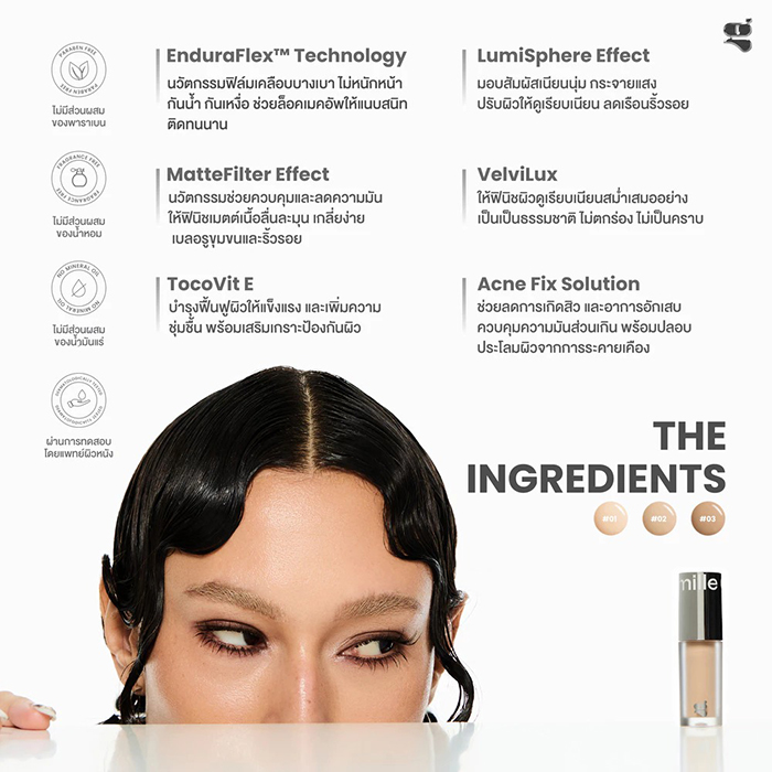 คอนซีลเลอร์ Gala Camille Catching Skin Loosen Concealer