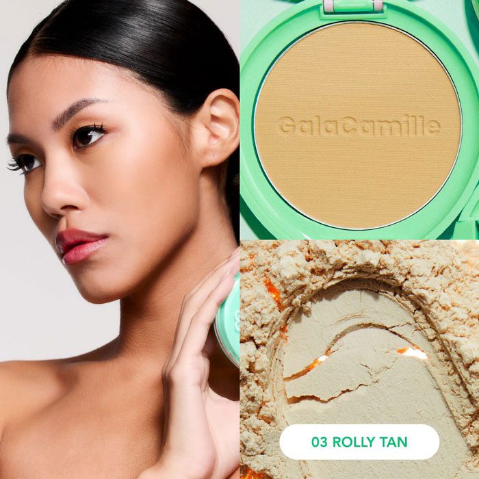 แป้งพัฟผสมรองพื้น Gala Camille Rolly Pop Soft Matte Foundation Powder