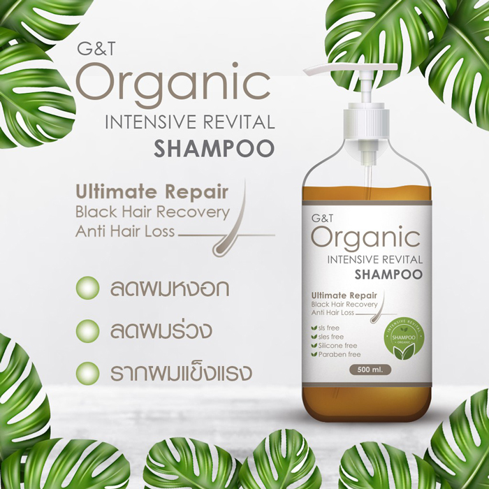 แชมพู G&T Organic Intensive Revital Shampoo