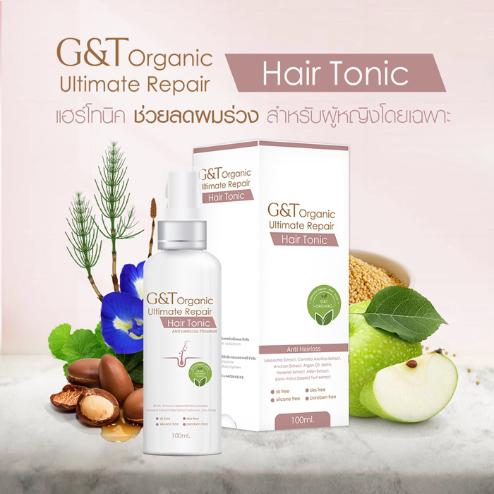 แฮร์โทนิค G&T Organic Ultimate Repair Hair Tonic