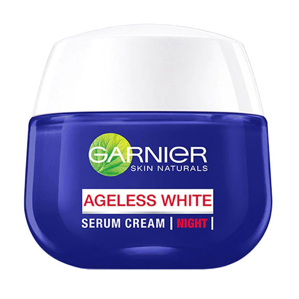 GARNIER Ageless White Night Cream สลีปปิ้ง มาสก์ 