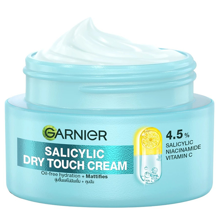 ครีมบำรุงผิวหน้า Garnier Dry Touch Cream Salicylic