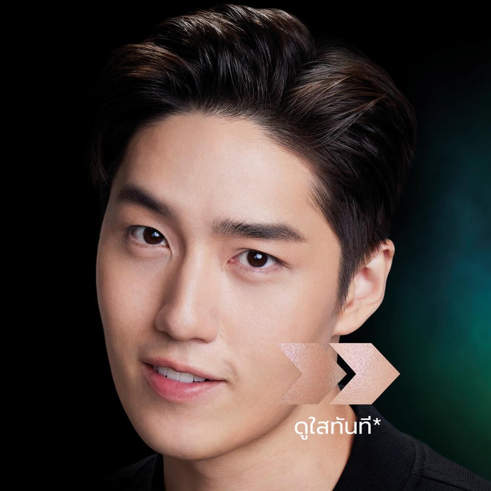 โฟมล้างหน้า GARNIER Men Turbo Bright Duo Foam Black