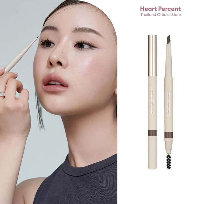 ดินสอเขียนคิ้ว Heart Percent Dote On Mood Edge & Flat Eyebrow
