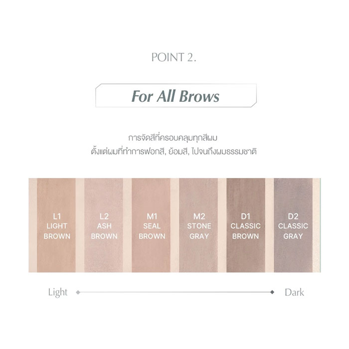 ดินสอเขียนคิ้ว Heart Percent Dote On Mood Edge & Flat Eyebrow