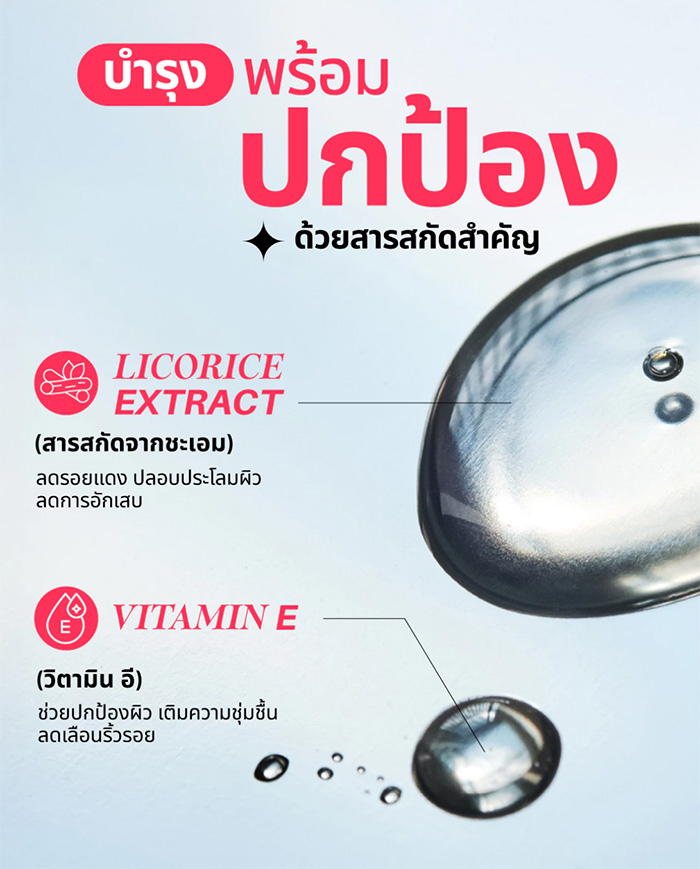 เบสรองพื้น Get&Glow Second Skin Makeup Base -Sachet