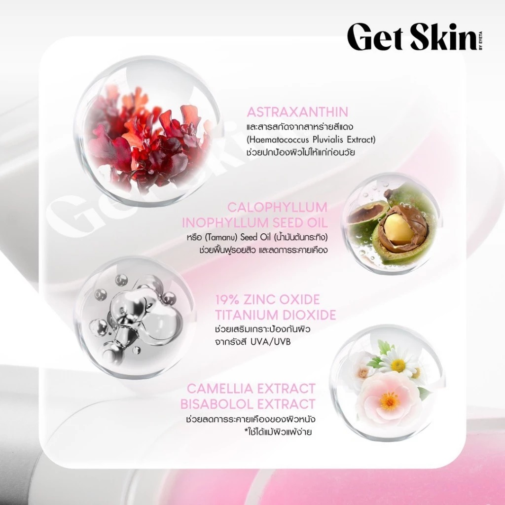 รองพื้นเนื้อแมทท์ Get Skin Matte Matter Foundation SPF50+ PA++++