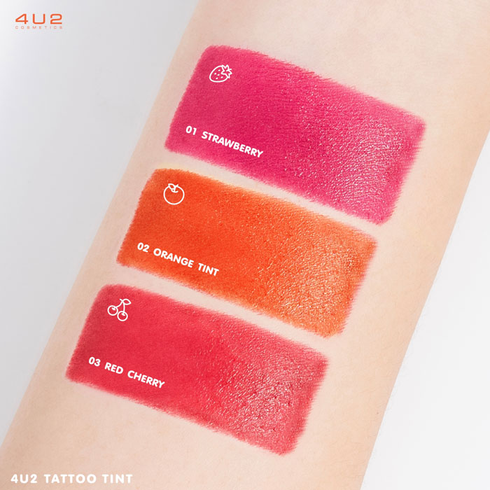 ลิปทินท์ 4U2 Tattoo Tint