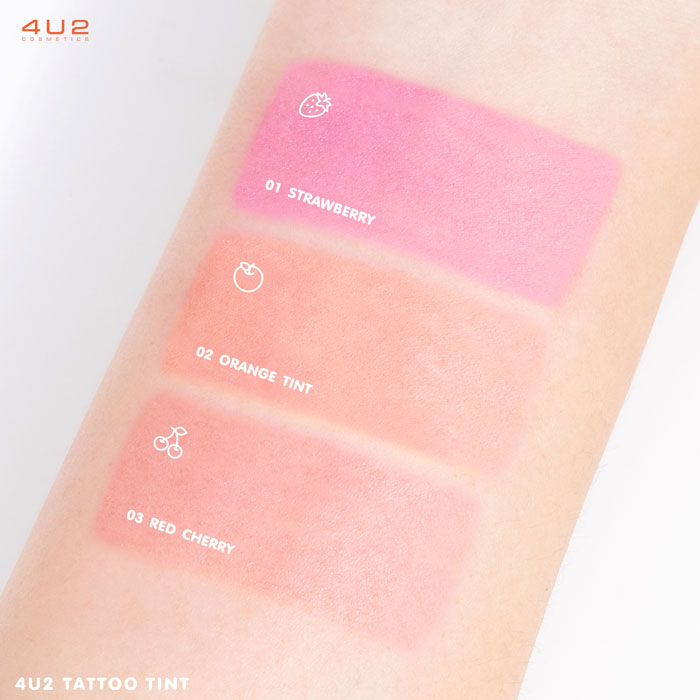 ลิปทินท์ 4U2 Tattoo Tint