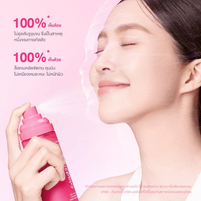เซ็ตติ้งสเปรย์ Glad2Glow All Day Matte Setting Spray เซ็ตติ้งสเปรย์ Glad2Glow All Day Matte Setting Spray