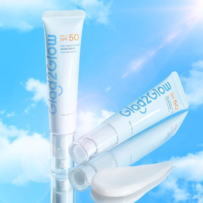 ครีมกันแดด GLAD2GLOW Daily Moisturizing Sunscreen SPF50 PA+++ ครีมกันแดด GLAD2GLOW Daily Moisturizing Sunscreen SPF50 PA+++