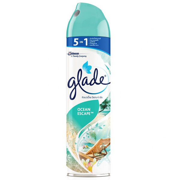 สเปรย์ปรับอากาศ Glade Aerosol Spray Air Freshener Ocean Escape