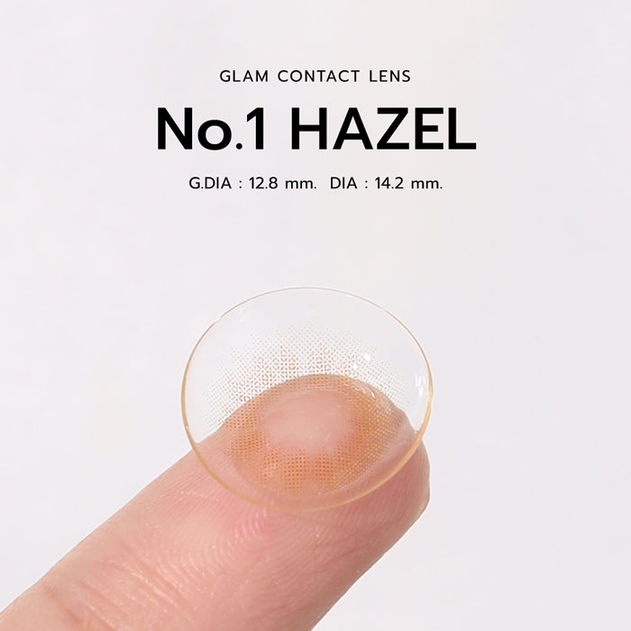 Glam Hyaluron Lens NO.1 Hazel คอนแทคเลนส์